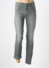 Jeans coupe slim stretch taille normale gris PIONEER homme