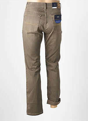 Jeans coupe droite stretch taille normale marron PIONEER homme