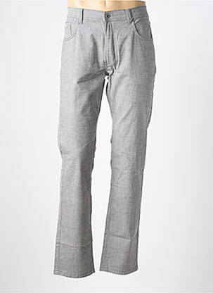 Jeans coupe droite fermeture zippée sous rabat boutonné taille normale gris PIONEER homme