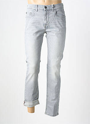 Jeans coupe slim stretch taille normale gris PIONEER homme