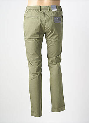 Pantalon chino tissage popeline taille normale vert PIONEER homme