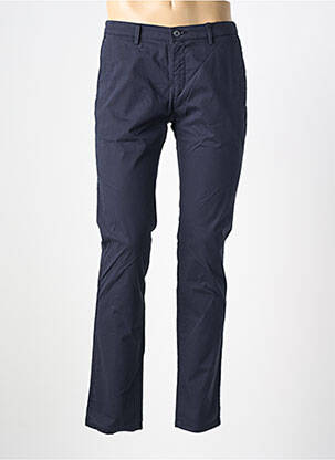Pantalon chino tissage popeline taille normale bleu PIONEER homme