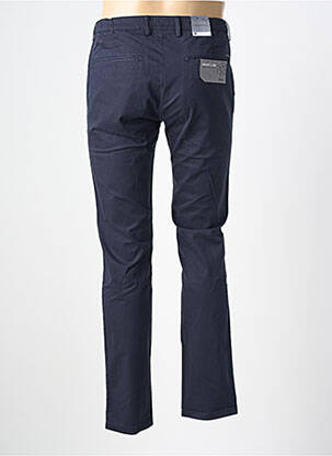 Pantalon chino tissage popeline taille normale bleu PIONEER homme