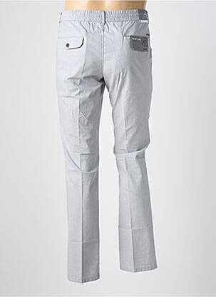 Pantalon chino tissage popeline taille normale gris PIONEER homme
