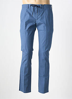 Pantalon chino tissage popeline taille normale bleu PIONEER homme