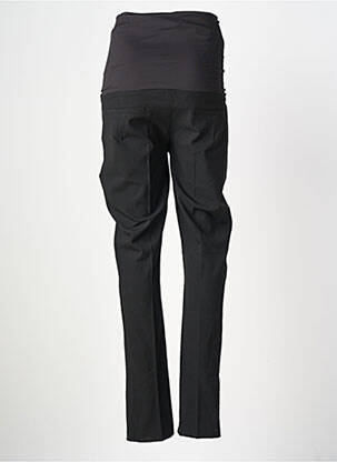 Pantalon maternité tissage popeline noir QUEEN MUM femme