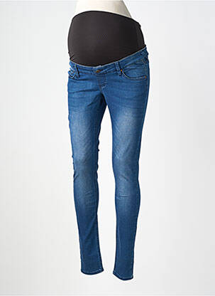Jean maternité fermeture boutonnée sur le devant bleu QUEEN MUM femme