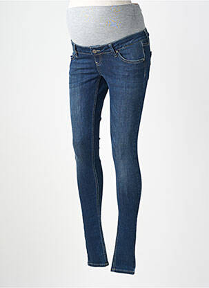Jeans coupe slim stretch taille normale bleu QUEEN MUM femme