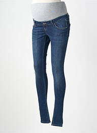 Jeans coupe slim stretch taille normale bleu QUEEN MUM femme