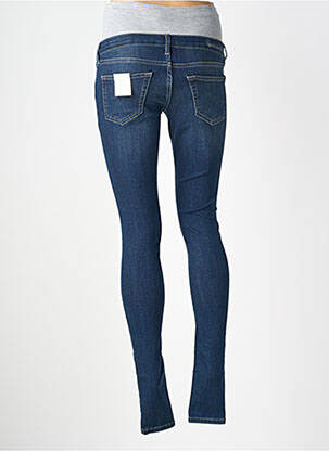 Jeans coupe slim stretch taille normale bleu QUEEN MUM femme