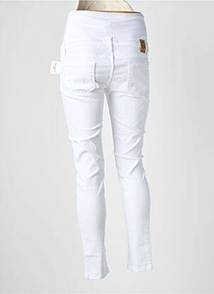 Jean maternité taille normale blanc MAMA JEANS femme