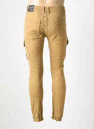 Pantalon cargo poches beige LEEYO JEANS homme