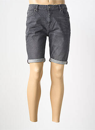 Bermuda tissage denim gris LE VESTIAIRE homme