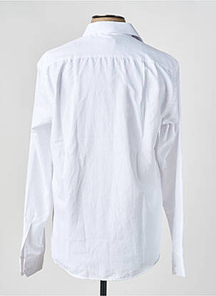 Chemise manches longues coupe droite blanc YVES ENZO homme