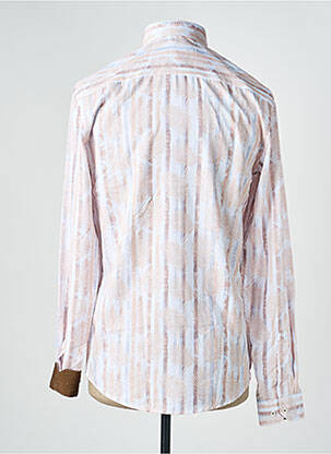 Chemise manches longues imprimé fantaisie beige YVES ENZO homme