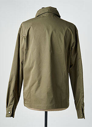 Veste casual fermeture boutonnée sur le devant vert FRILIVIN homme