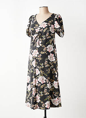 Robe maternité stretch gris QUERENCIA femme