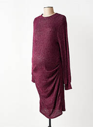 Robe maternité stretch violet QUERENCIA femme