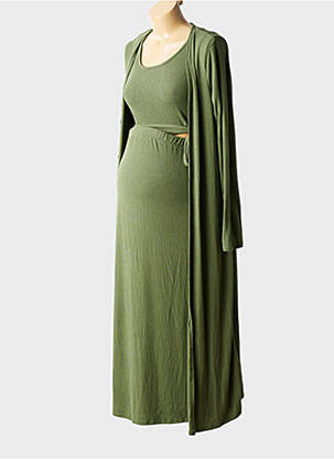 Ensemble maternité vert QUERENCIA femme