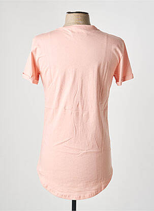 T-shirt coupe droite manches courtes rose MADE IN ITALY homme