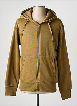 Veste casual resserrée sur le bas vert JUSTYOUROUTFIT homme