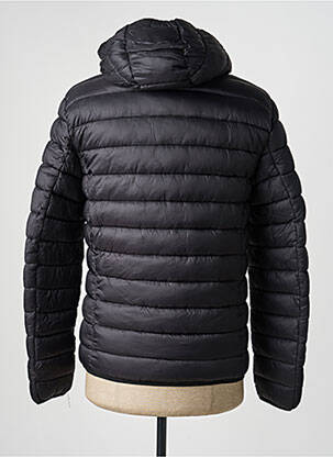 Doudoune manches longues sans capuche noir KYMAXX homme