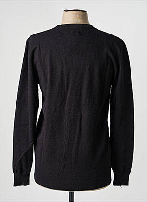 Gilet manches longues coupe cintrée noir YVES ENZO femme