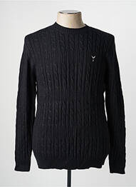 Pull col rond manches longues noir LE VESTIAIRE homme