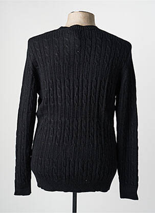 Pull col rond manches longues noir LE VESTIAIRE homme