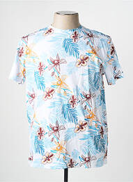 T-shirt coupe droite manches courtes bleu RMS26 homme