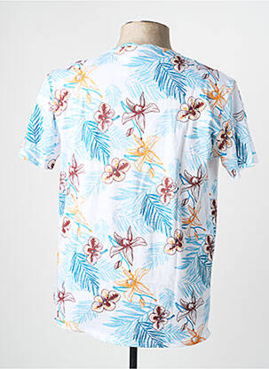 T-shirt coupe droite manches courtes bleu RMS26 homme