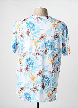 T-shirt coupe droite manches courtes bleu RMS26 homme