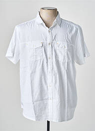 Chemise manches courtes coupe droite blanc RMS26 homme