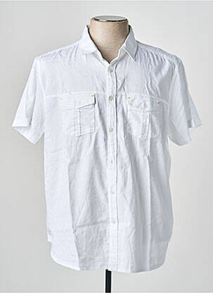 Chemise manches courtes coupe droite blanc RMS26 homme