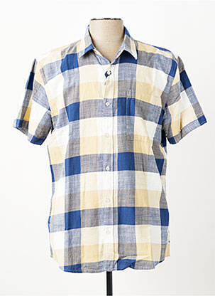 Chemise manches courtes poches beige PIONEER homme
