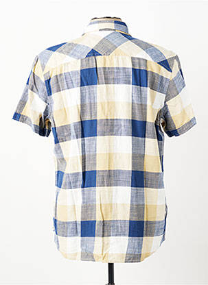 Chemise manches courtes poches beige PIONEER homme