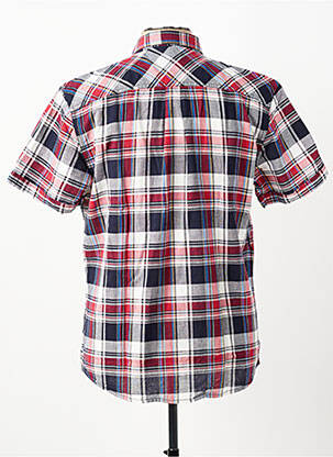 Chemise manches courtes poches bleu PIONEER homme
