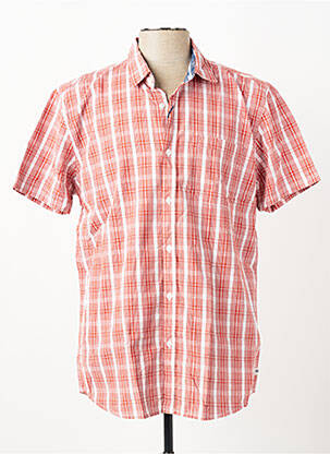 Chemise manches courtes poches orange PIONEER homme
