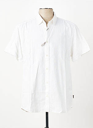Chemise manches courtes coupe droite blanc PIONEER homme