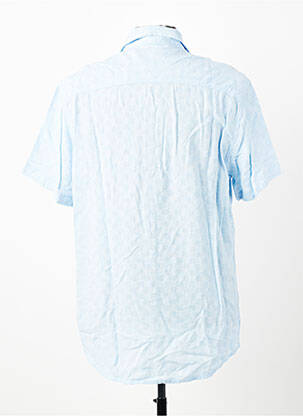 Chemise manches courtes coupe droite bleu PIONEER homme