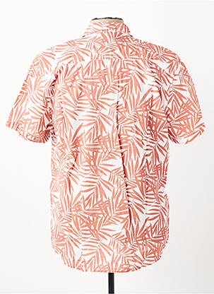 Chemise manches courtes imprimé tie and dye orange PIONEER homme