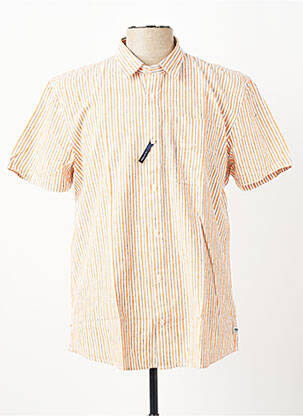 Chemise manches courtes poches orange PIONEER homme
