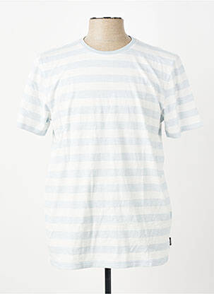 T-shirt coupe cintrée manches courtes bleu PIONEER homme