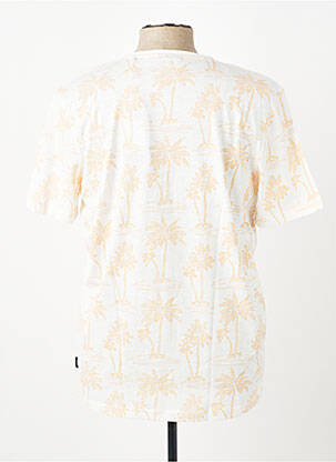 T-shirt coupe cintrée manches courtes beige PIONEER homme