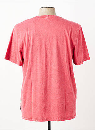 T-shirt stretch manches courtes rouge PIONEER homme