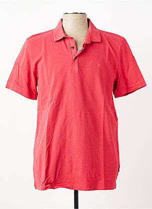 Polo stretch manches courtes rouge PIONEER homme