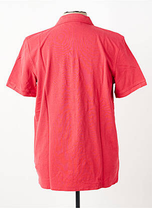 Polo stretch manches courtes rouge PIONEER homme