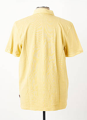 Polo stretch manches courtes jaune PIONEER homme
