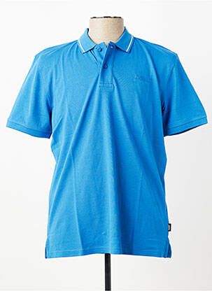Polo stretch manches courtes bleu clair PIONEER homme