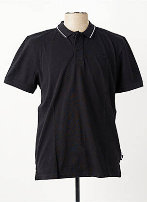 Polo stretch manches courtes noir PIONEER homme